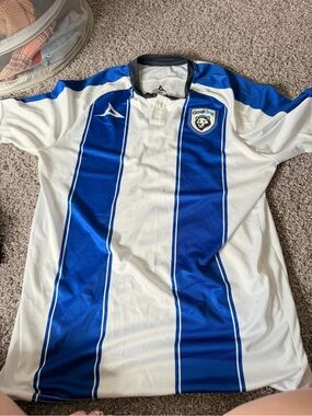 GoaKing Blue & White Soccer Jersey men’s small